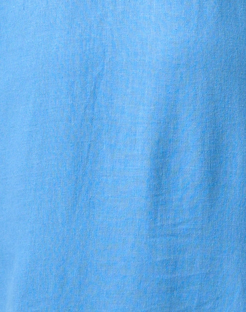 Exquisite Marina Blue Embroidered Women's Kaftan Dress for Getaways