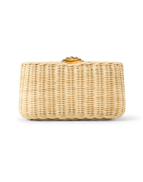 The Classic Rattan Shell Handheld Clutch Bag