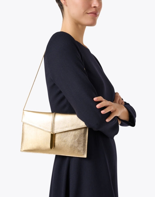 Tokyo Gold Luxury Leather Handheld Clutch Bag