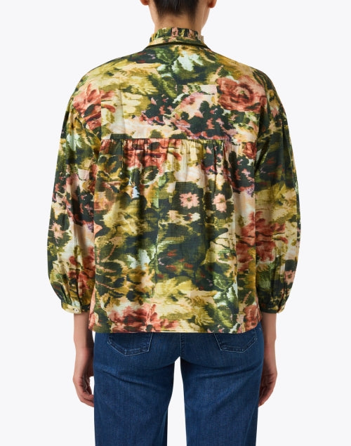 Jeremy Green Floral Patterned Women's Blouse Shirt