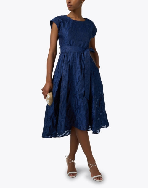 Elegant Navy Lace Olivia Dress for Timeless Style
