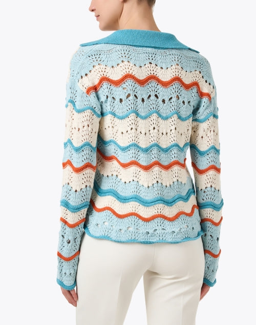 Fyder Multi - Patterned Cotton Blend Knit Sweater for the New Season