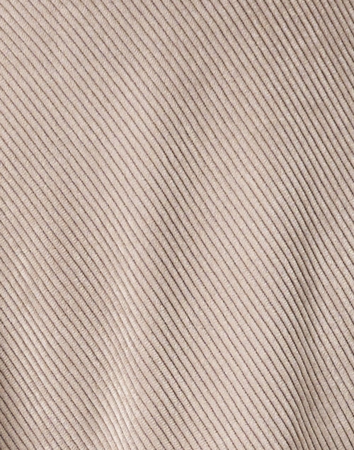 Beige Corduroy Women's Belted A-Line Skirt for Chic Outfits