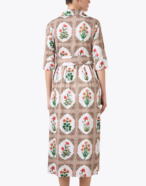 Vilagallo's Stylish Brenda Women's Multi Floral Print Cotton Summer Dress