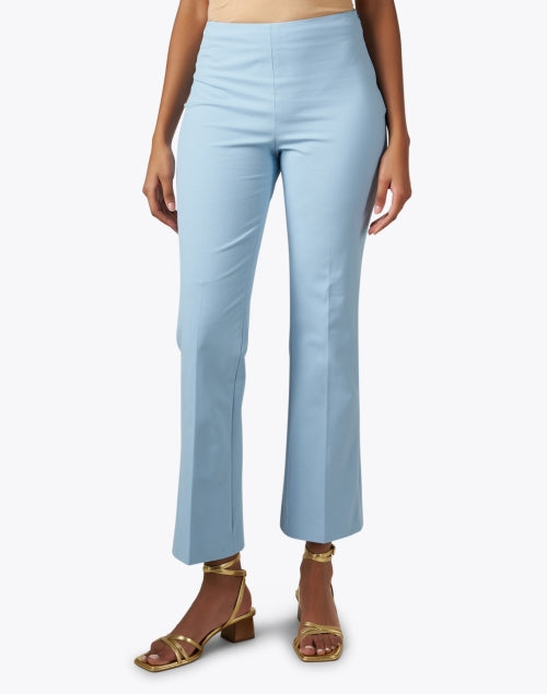 Piazza Sempione's Grace Blue Mid - rise Straight - leg Pull - on Trousers