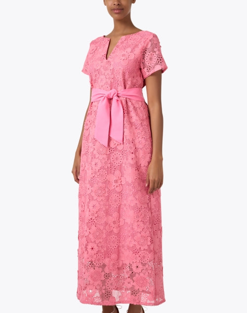 Abbey Glass Heidi Brand New Pink Lace Women's Maxi Dress
