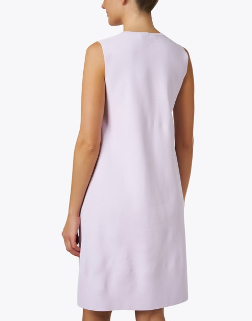 Lilac-Colored Sleeveless Shift Dress for Women