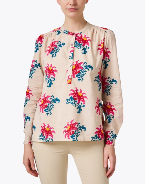 Stylish Batumi Beige Printed Casual Shirt for Everyday Wear