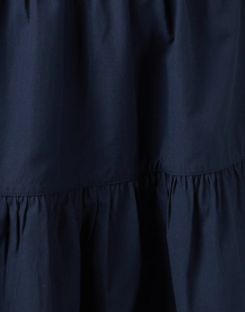 Stylish Antigua Navy Women's Dress with Elbow - Length Balloon Sleeves