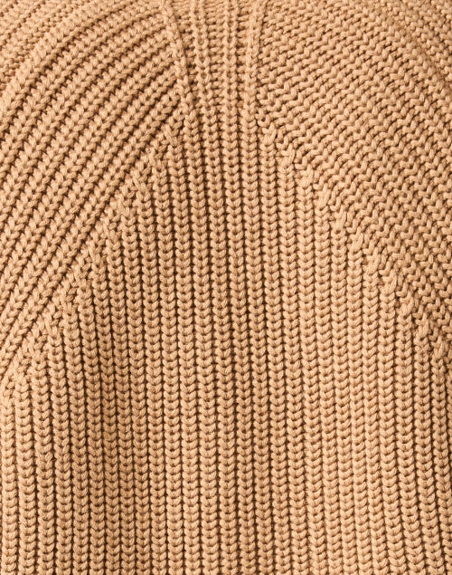 Apiece Apart's Cozy Camel Cotton Ribbed Relaxed-Fit Sweater
