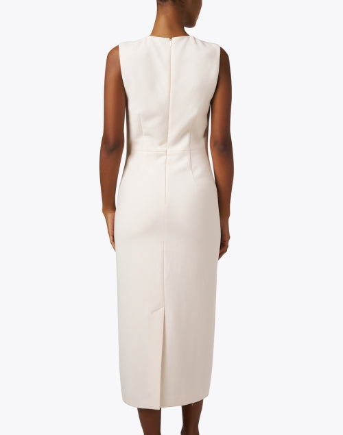 Elegant Ivory Sleeveless Sheath Dress by Vince
