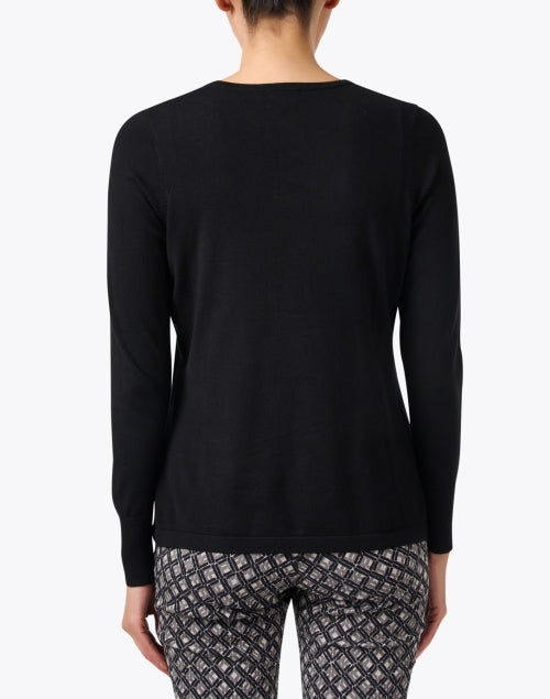 Stylish Black V-Neck Lightweight Sweater for Various Styles