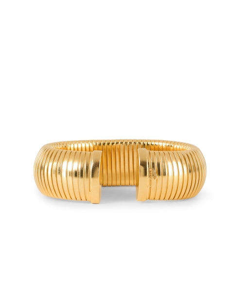 Stunning Gold-plated Cobra-style Cuff Bracelet for Fashion Lovers
