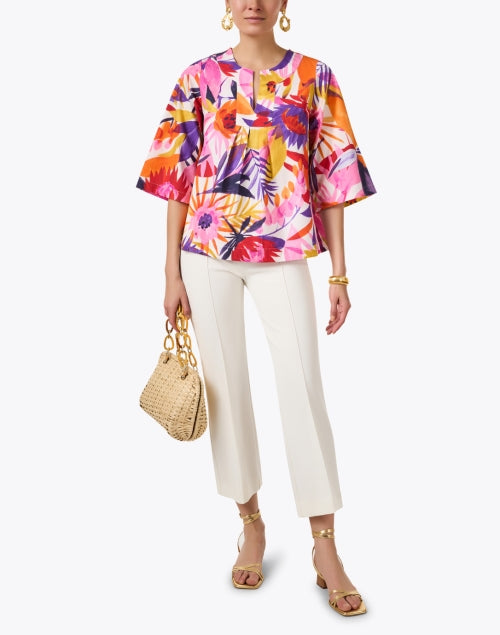 Stylish Multi - Printed Cotton Women's Top