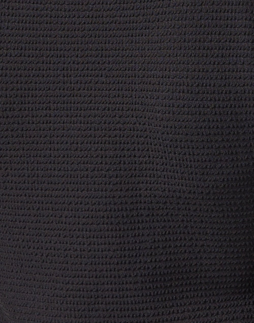 Black Ribbed Women's Fashion Top by Emporio Armani