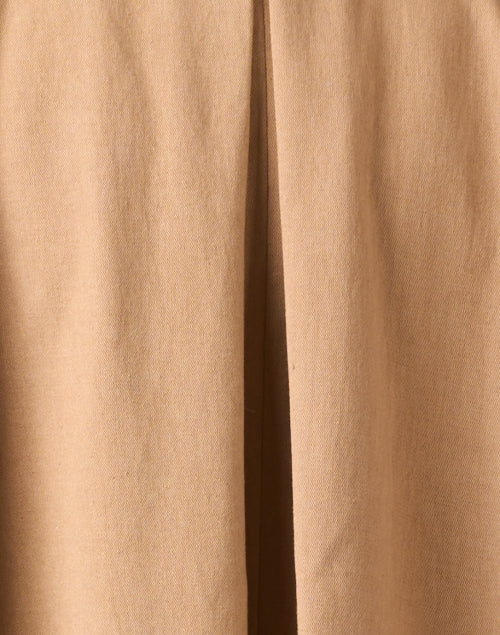 Stylish 100% Cotton Josephine Tan Oversized Duster Coat