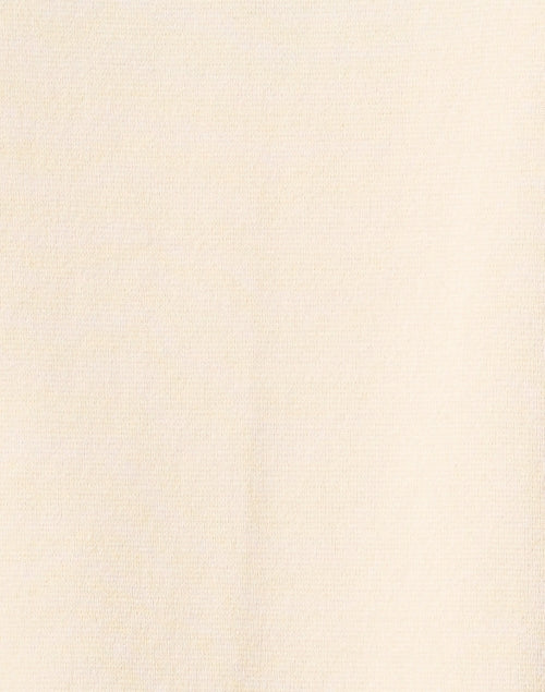 Elegant Ivory Collarless Fashion Jacket by Sileki