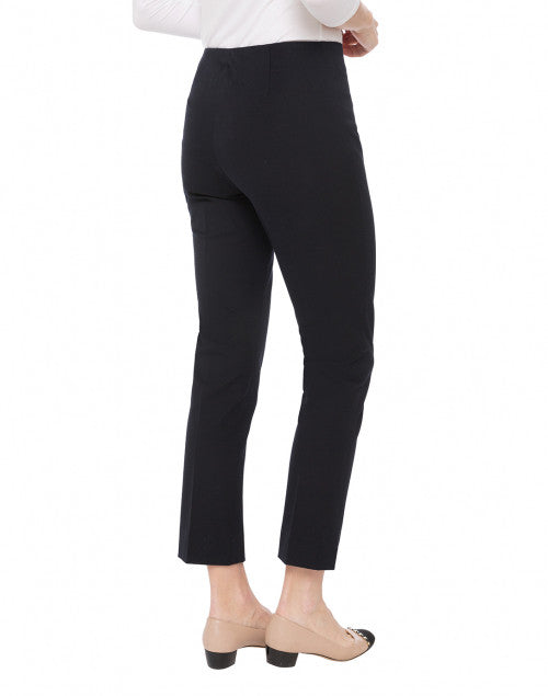 Navy Blue Stretchable Cotton Casual Pants for Men - Jerry Brand