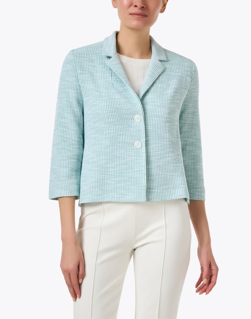 Stylish Sabina Blue Relaxed-Fit Jacket for Weekday Wear