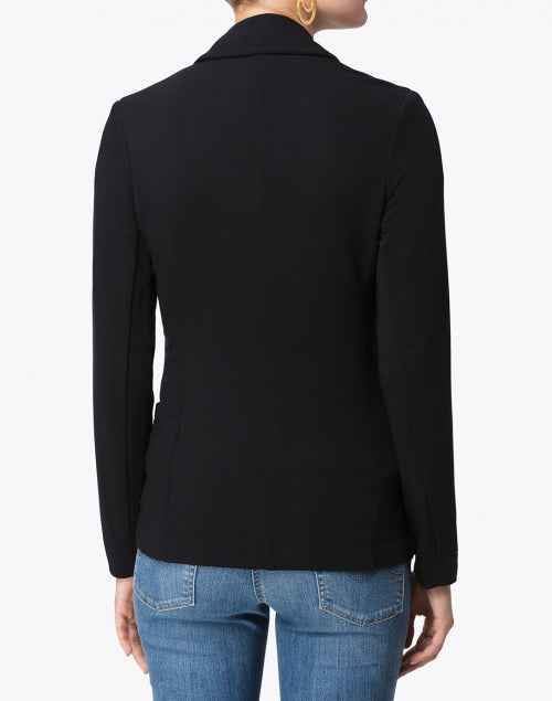 Stylish Black Stretchable French Terry Fabric Blazer for Casual Wear