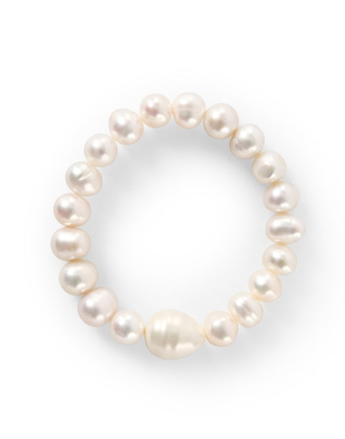 Exquisite Baroque Pearl Stretchable Bracelet for Elegant Jewelry Lovers