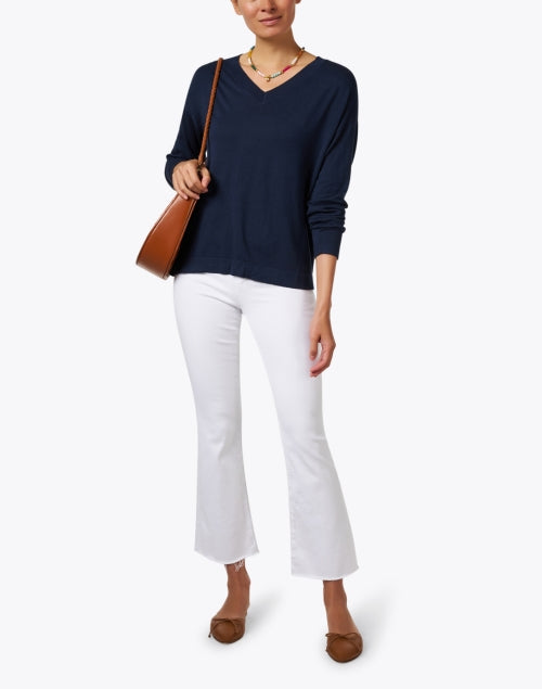 AG Farrah Women's White Bootcut Cropped Stretch Denim Jeans