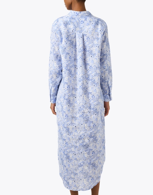 Frank & Eileen Rory Blueprint Linen Casual Shirt Dress for Warm Weather