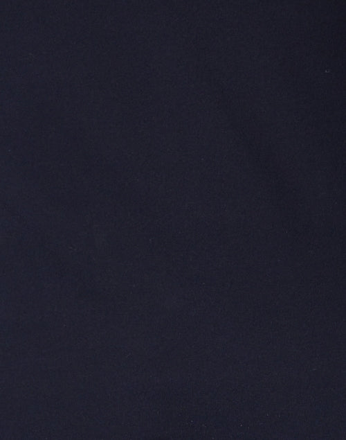 Stylish Navy Slim - Stretch Knit Mock Neck Top for Layering