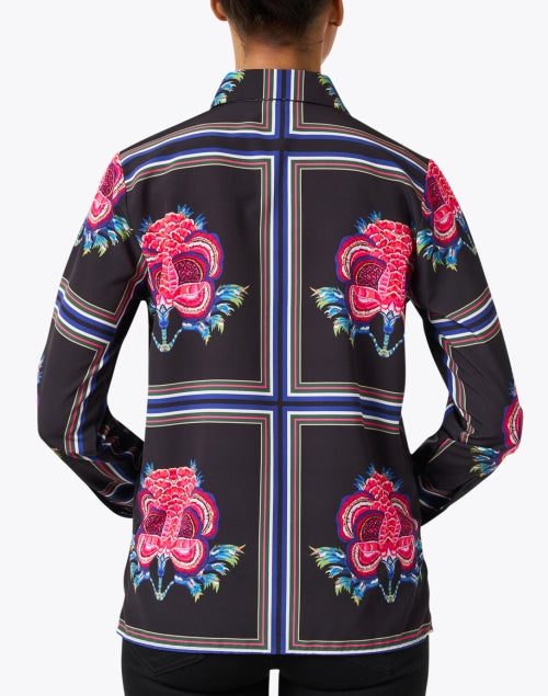 Stunning Nadine Black Women's Floral Print Casual Top