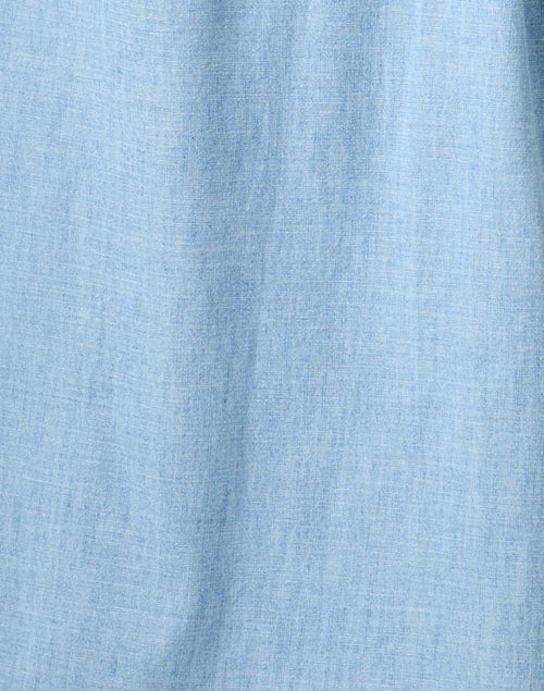 Bowen Classic Chambray Cotton Shirt Style Dress for Effortless Elegance