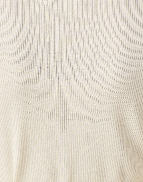 Luxurious Cream-Colored Wool Wrap Style Cardigan for Women