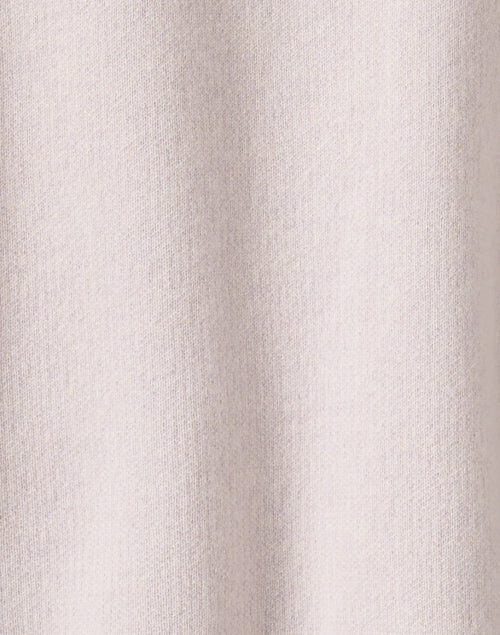 Taupe-colored Cashmere Cropped Shirt-style Knit Jacket for Fashionable Wear