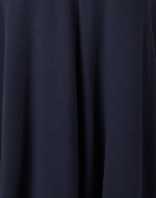 Navy Self - Tie Neck Fit - and - Flare Tatiana Dress for Women