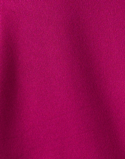 Stylish Magenta Knit Wrap with Modern Tab Closure for Cool Weather