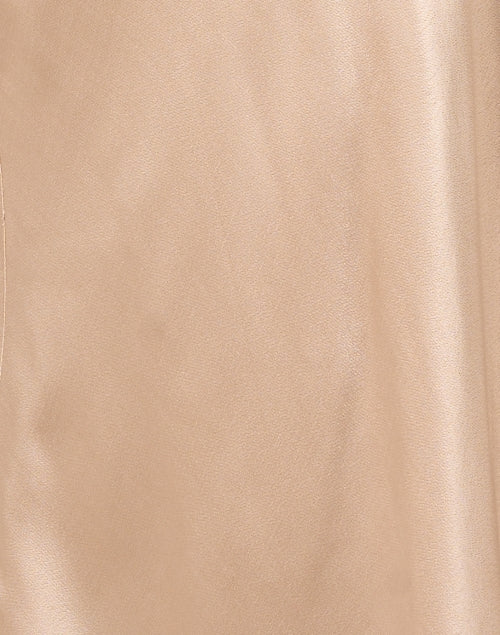 Chloe Soft Gold Satin Midi Skirt for the New Season