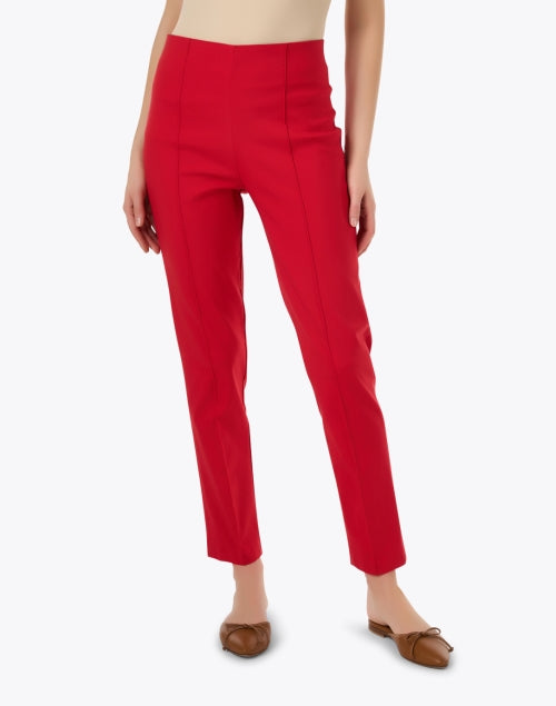 Stylish Sharon Red Pull - On Equestrian Pants for Modern Women
