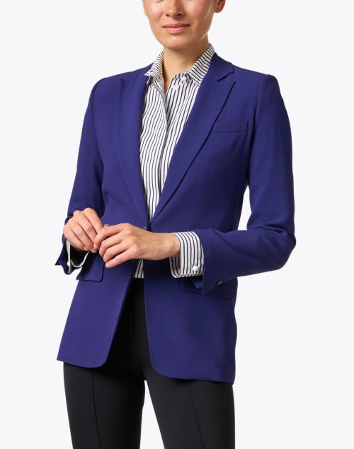 Stylish Indigo One - Button Blazer by Emporio Armani