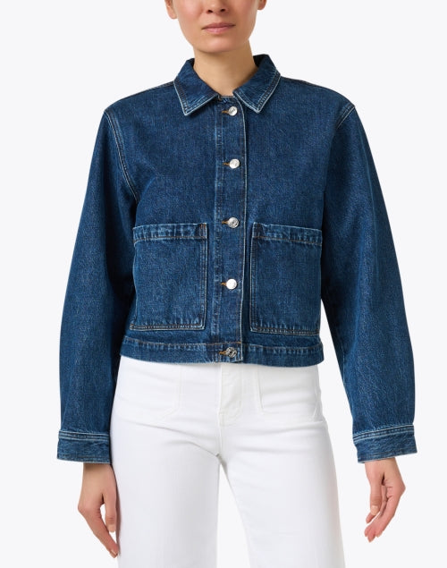 Stylish Patch Pocket Denim Jacket for a Fashionable Look