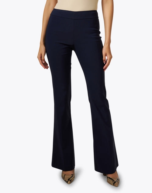 Navy Bellini Signature Stretch Pull - On Slim - Fit Flared Pant