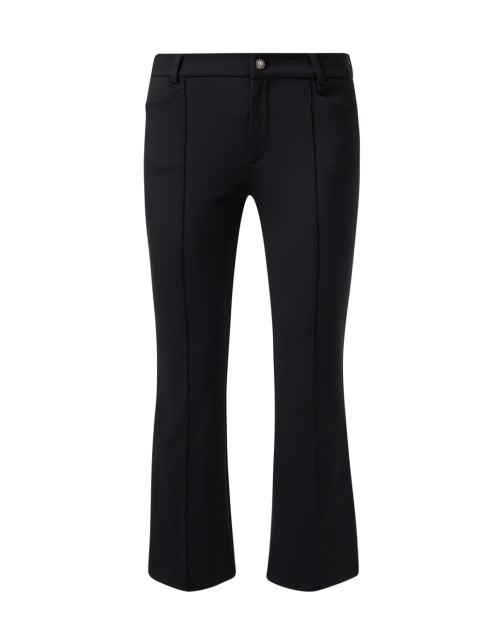 Black Luxury Stretch Cotton Kick Flare Dream Style Pants by MAC Jeans