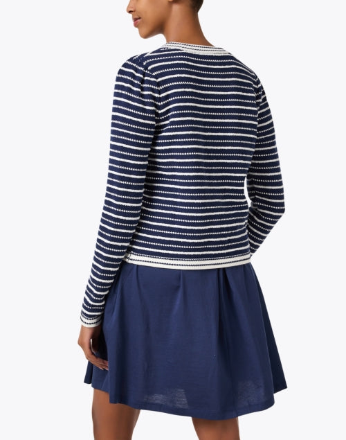 Stylish Navy and White Striped Suzann Jacket for Timeless Fashion