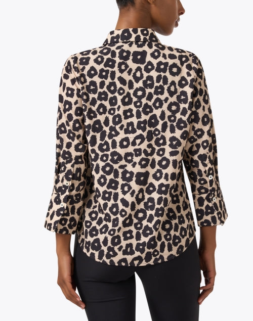 Stylish Women's Leopard Print Stretch Blend Top for This Season