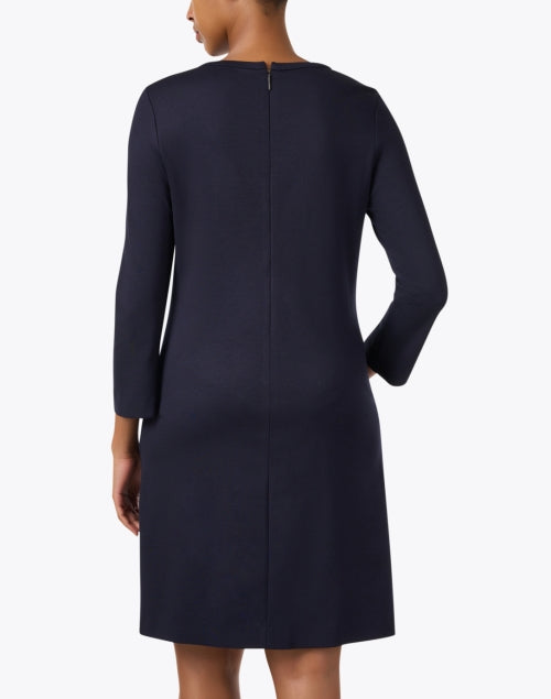 Stylish Navy Women's Shift Dress for Modern Fashionistas