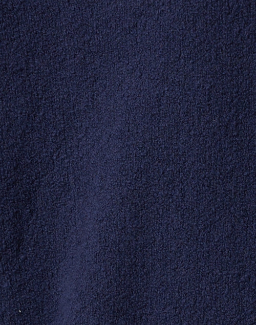 Lola Women's Navy Blue Cotton Fleece Casual Sweater for Daily Wear