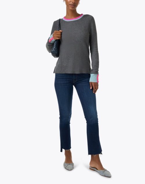 Insider Dark Blue Elastic Step Hem Everyday Jeans