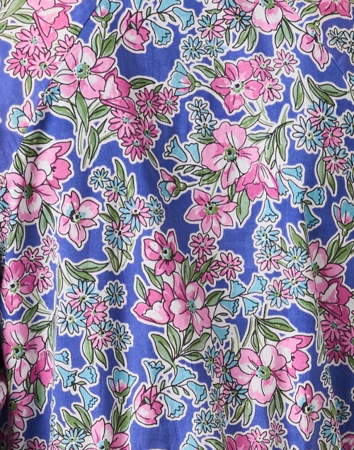 Bazaar Fashionable Multi - Patterned Cotton Maxi Dress
