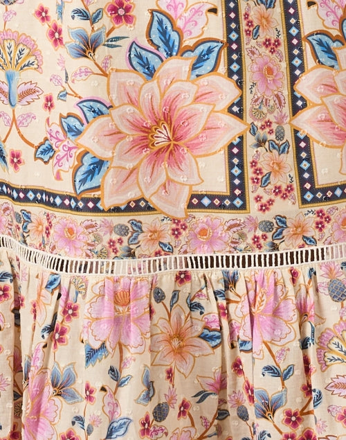 Farm Rio Superbloom Floral Print 100% Cotton Casual Dress