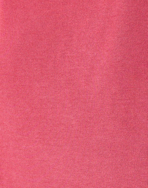 Strawberry Pink Women's Cotton Blend Relaxed V-Neck Sweater