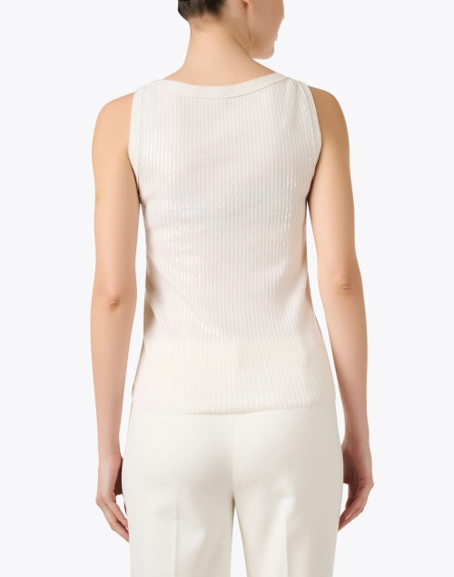 Ivory-Colored Woolen Sleeveless Sweater Top - Isla by Kobi Halperin