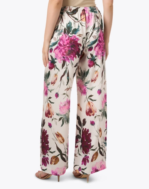 Devon Satin Pants with Stunning Floral Print
